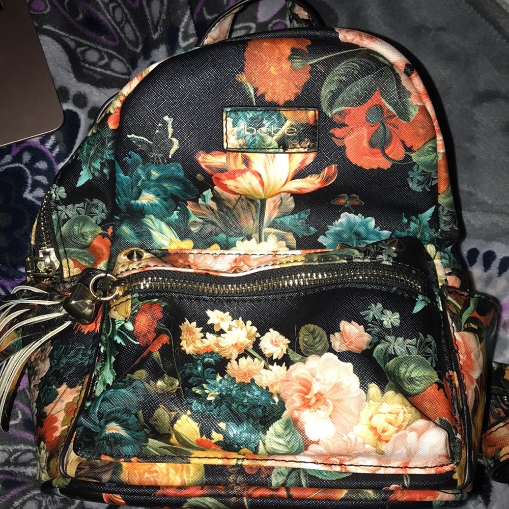 Bebe mini floral “Melissa” backpack